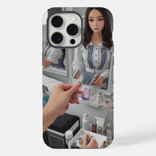 ミラーミラー反射ケース iPhoneケース (裏面)