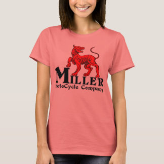 ミラーモトサイクルレディースリンガーT Tシャツ