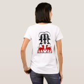 ミラーモトサイクルレディースリンガーT Tシャツ (裏面フル)