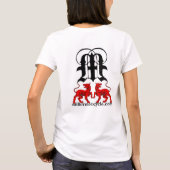 ミラーモトサイクルレディースリンガーT Tシャツ (裏面)