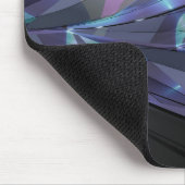 ミラーライト離れにキャストされた熱帯ブルーのレンズ マウスパッド (コーナー)