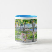 ミラー公園およびChautauqua湖 マグカップ (中央)