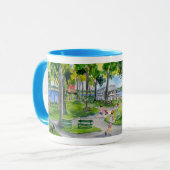 ミラー公園およびChautauqua湖 マグカップ (正面左)