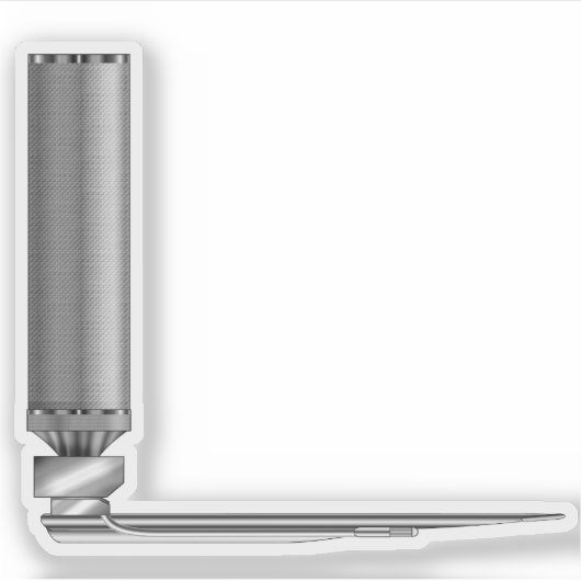 ミラー刃のビニールカット シール (正面)