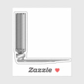 ミラー刃のビニールカット シール (シート)