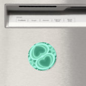 ミラー化されたグリーンハート マグネット (インサイチュ (食洗機))