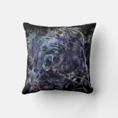 ミラー化されたフローラデザイン クッション (裏面)