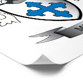 ミラー家紋コートオブアームズ ポスター (角)