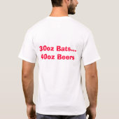 ミラー時間、ソフトボール Tシャツ (裏面)