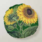 ミラー: ヒマワリ ラウンドクッション (裏面)