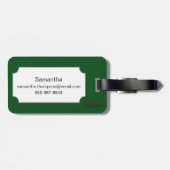 ミラー: ヒマワリ ラゲッジタグ (裏面横)