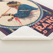 ミラー・ブラザーズ。101牧場，ワイルドウエストサーカスのポスター シェルパブランケット (3/4)