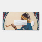 ミラー・ブラザーズ。101牧場,ワイルドウエストサーカスのポスター デスクマット (キーボード&マウス)