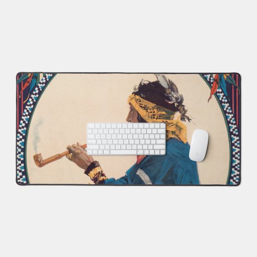 ミラー・ブラザーズ。101牧場,ワイルドウエストサーカスのポスター デスクマット (キーボード&マウス)