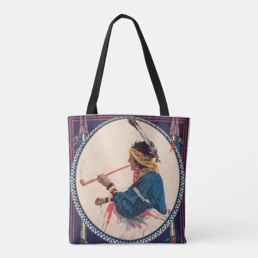 ミラー・ブラザーズ。101牧場，ワイルドウエストサーカスのポスター トートバッグ (裏面)