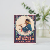 ミラー・ブラザーズ。101牧場,ワイルドウエストサーカスのポスター ポストカード (スタンド正面)