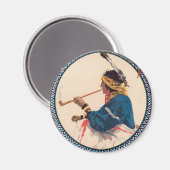 ミラー・ブラザーズ。101牧場,ワイルドウエストサーカスのポスター マグネット (正面/裏面)