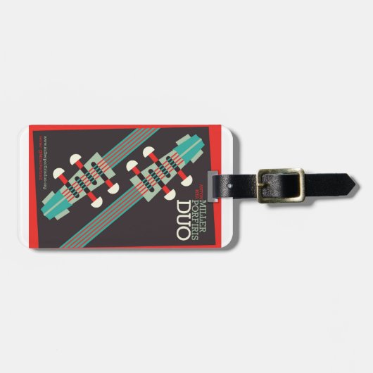 ミラーPorfirisデュオの荷物 ラゲッジタグ (正面横)