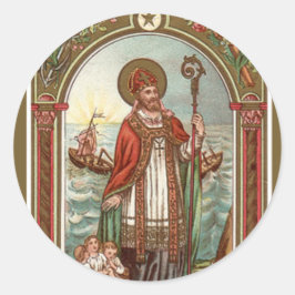 ミラ司教の聖ニコラス ラウンドシール