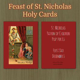 ミラ司教の聖ニコラス 名刺