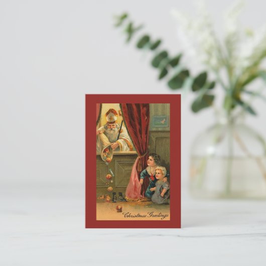 ミラ司教の聖ニコラス 名刺 (スタンド正面)