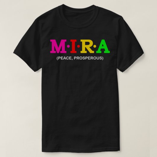 ミラ平和の繁栄1 Tシャツ (デザイン正面)