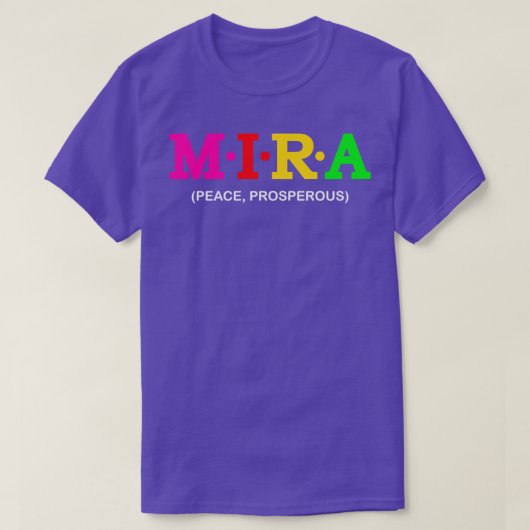 ミラ平和の繁栄 Tシャツ (デザイン正面)