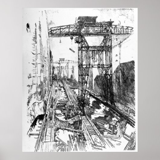 ミラ素晴らしフローレスの鶴ロック – ジョセフ・ペネル ポスター (正面)