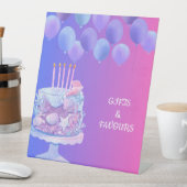 ミラ誕生日へようこそ 台座サイン (インサイチュ)