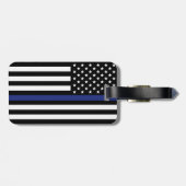 ミラ警告ンダの警察旗 ラゲッジタグ (裏面横)