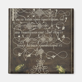 ミラ・カリラヒエ産のカブトムシとスカラブ マグネット