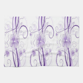 ミリアムパープルタオル キッチンタオル