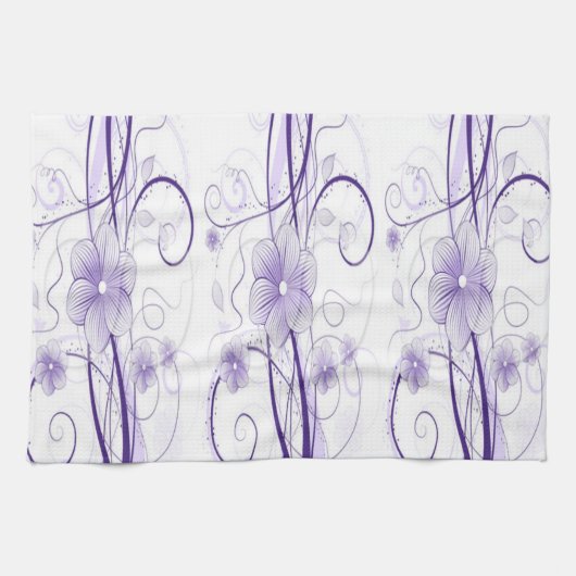 ミリアムパープルタオル キッチンタオル (横)