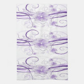 ミリアムパープルタオル キッチンタオル (縦)