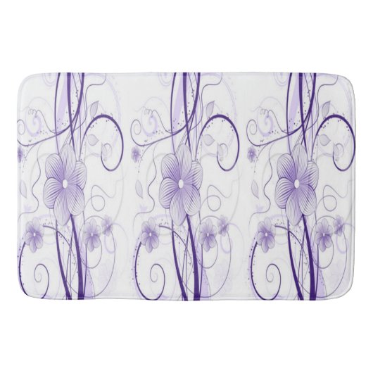 ミリアムパープルバスマット バスマット (正面)