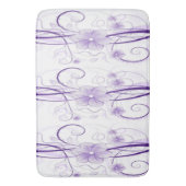 ミリアムパープルバスマット バスマット (正面縦)