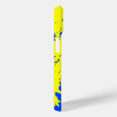 ミリアム名テンプレートレモングリーンブルーインクステイン Case-Mate iPhoneケース (裏面 / 右)