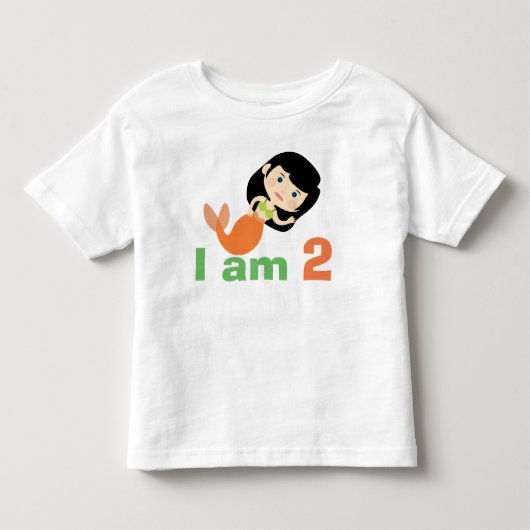 ミリアム・マーメイド トドラーTシャツ (正面)