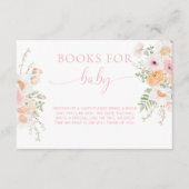 ミリエーフローラ赤ちゃんシャワー本ベビー要求 エンクロージャーカード (正面)