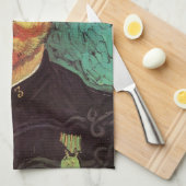 ミリエ、恋人　(by ヴィンセント・ファン・ゴッホ) キッチンタオル (四つ折り)