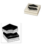 ミリオネアのショートブレッドキャラメルスクウェアUKフード ラバースタンプ (押印)