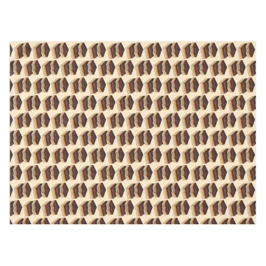 ミリオネアのショートブレッドキャラメルブリティッシュトレイベーク テーブルクロス (正面(横))