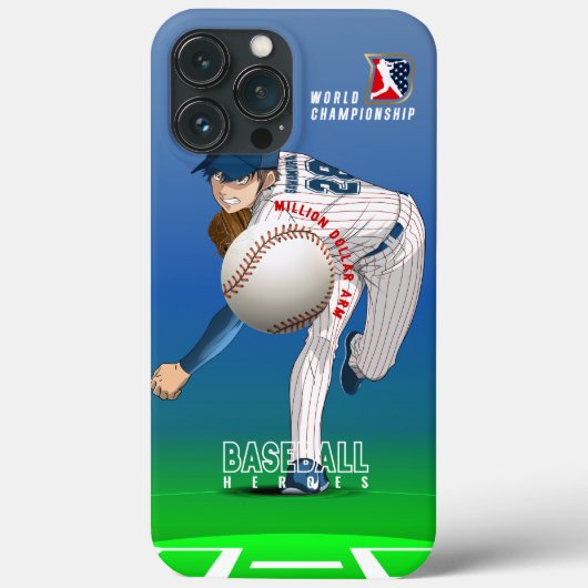 ミリオンダラーアームを持つ野球の英雄 | Case-Mate iPhoneケース (裏面)