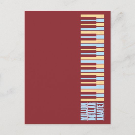 ミリオンドルカルテットピアノ ポストカード (正面)