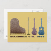 ミリオンドルカルテット楽器 – カラー ポストカード (正面/裏面)