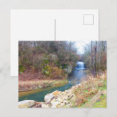 ミリキン滝、QT Metro Park、コロンバス、オハイオ ポストカード (正面/裏面)