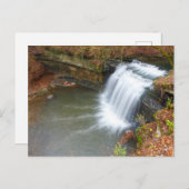 ミリキン滝、Quarry Trails Metro Park、Columbus ポストカード (正面/裏面)