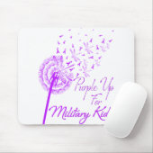 ミリタリーの子供たちよ、紫で輝け！ タンポポ - 月 マウスパッド (マウス)