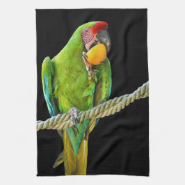 ミリタリーコンゴウインコ キッチンタオル
