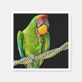 ミリタリーコンゴウインコ スタンダードカクテルナプキン